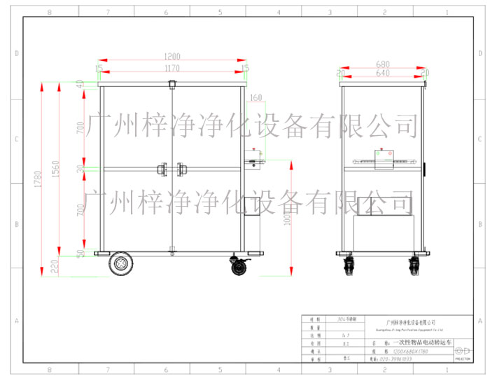 一次性物品電動轉(zhuǎn)運(yùn)車設(shè)計方案圖